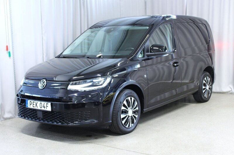 Svart Begagnad 2022 VW Caddy Minibuss | 274 900 kr (Bra pris) - Bild 1/4