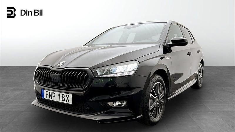 Begagnad Skoda Fabia Monte Carlo 112 HK (82 kW) 2023 Black magic pärleffekt me Halvkombi