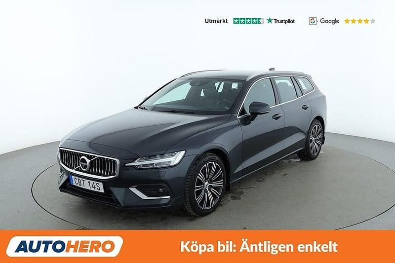 Grå Begagnad 2020 Volvo V60 Inscription Kombi | 266 000 kr (Bra pris) - Bild 1/4