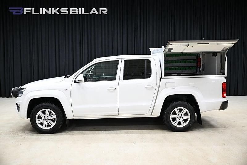 Vit Begagnad 2019 VW Amarok Pickup | 218 750 kr (Bra pris) - Bild 1/4