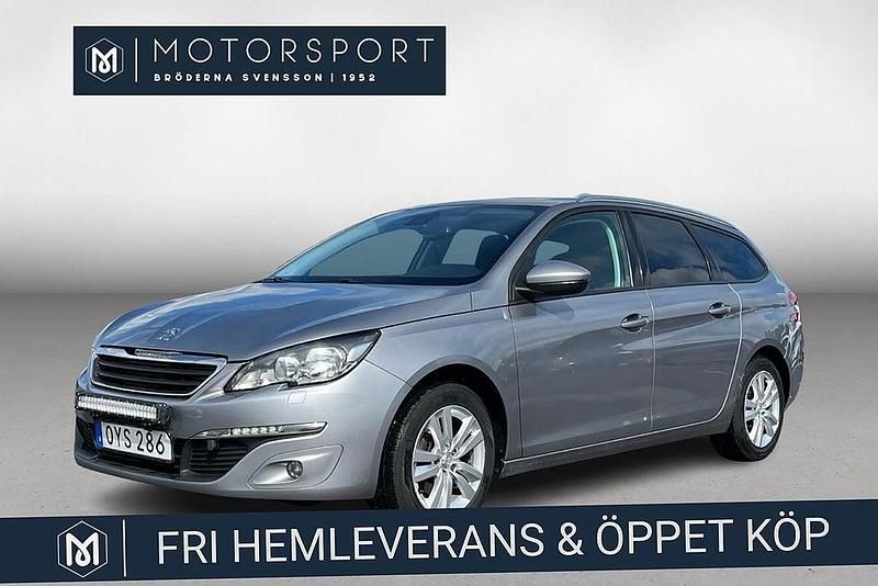 Grå metallic Begagnad 2015 Peugeot 308 SW Kombi | 99 900 kr (Dyr) - Bild 1/3