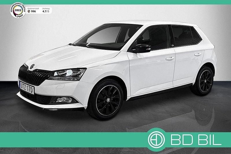 Vit Begagnad 2020 Skoda Fabia Monte Carlo Halvkombi | 164 800 kr (Lite dyr) - Bild 1/3