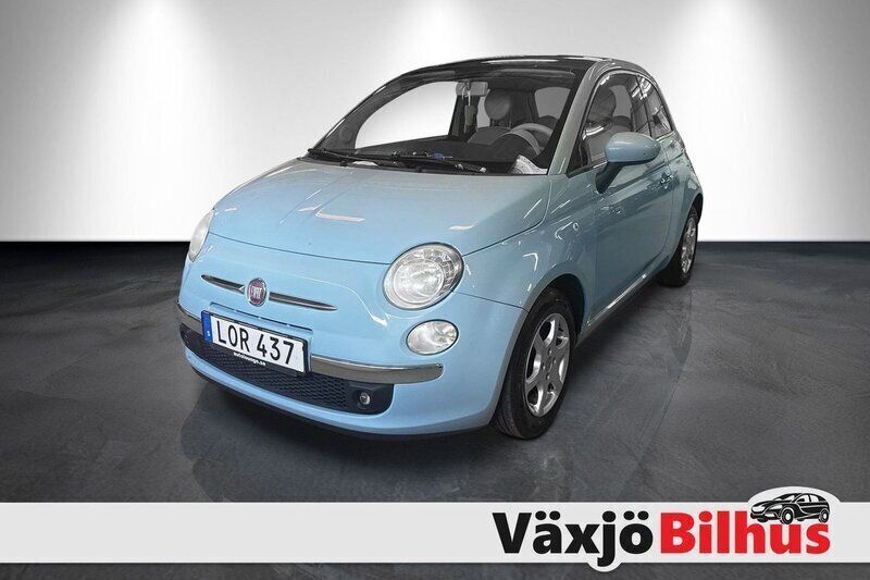 Blå Begagnad 2011 Fiat 500 Lounge Halvkombi | 47 900 kr (Marknadspris) - Bild 1/4
