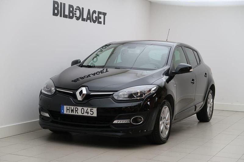 Svart Begagnad 2015 Renault Mégane III LIMITED Halvkombi | 129 800 kr - Bild 1/4