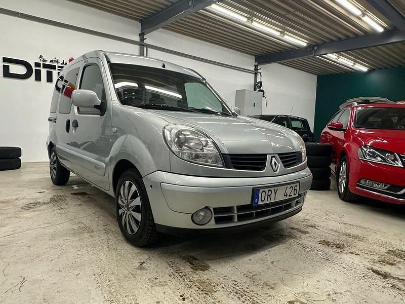 Grå Begagnad 2008 Renault Kangoo Minibuss | 99 500 kr - Bild 1/4