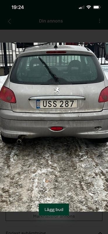 Begagnad Peugeot 206 109 HK (80 kW) 2004 Halvkombi