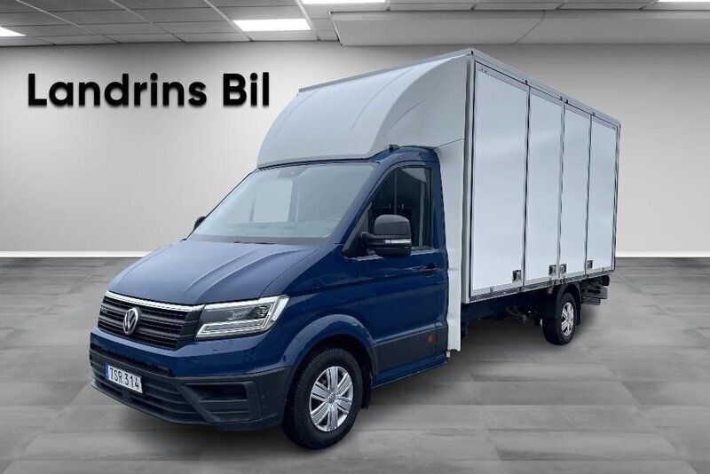 Mörkblå (blå) Begagnad 2019 VW Crafter Van | 299 875 kr (Bra pris) - Bild 1/4