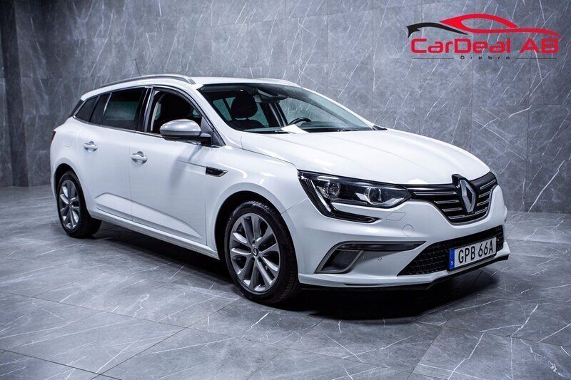 Vit Begagnad 2019 Renault Mégane GrandTour Kombi | 119 800 kr (Marknadspris) - Bild 1/4