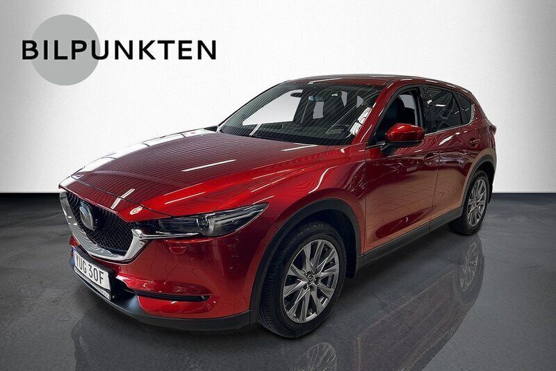 Rödmetallic Begagnad 2019 Mazda CX-5 Optimum SUV | 239 900 kr (Marknadspris) - Bild 1/4