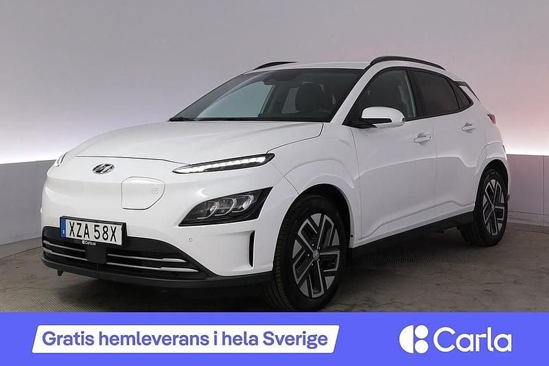 Vit Begagnad 2022 Hyundai Kona Essential SUV | 174 990 kr (Marknadspris) - Bild 1/4
