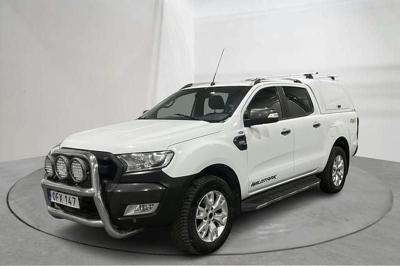 Vit Begagnad 2016 Ford Ranger Wildtrack Pickup | 129 000 kr (Superpris) - Bild 1/4