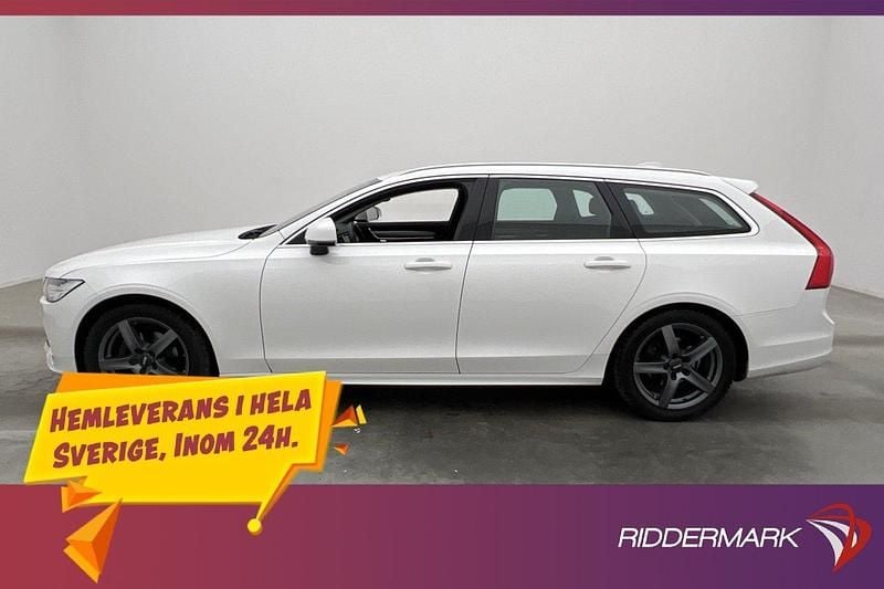 Vit Begagnad 2018 Volvo V90 Momentum Kombi | 214 900 kr (Marknadspris) - Bild 1/3