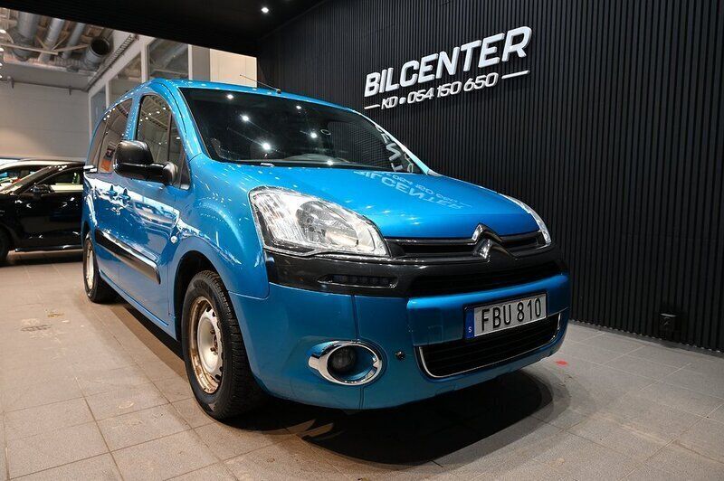 Blå Begagnad 2015 Citroën Berlingo Minibuss | 79 900 kr (Marknadspris) - Bild 1/4