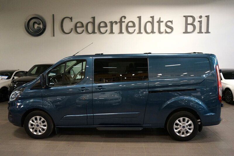 Blå Begagnad 2021 Ford Transit Custom Van | 359 900 kr - Bild 1/4