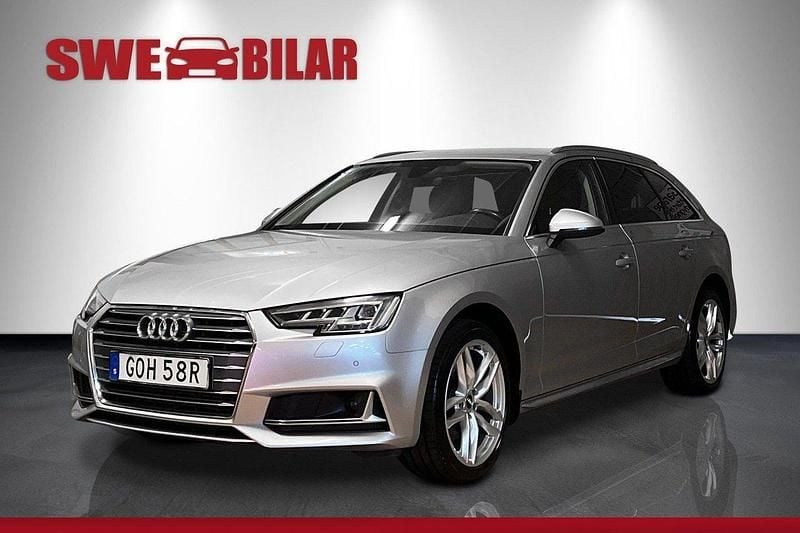 Silver Begagnad 2019 Audi A4 Comfort Kombi | 209 900 kr (Superpris) - Bild 1/4
