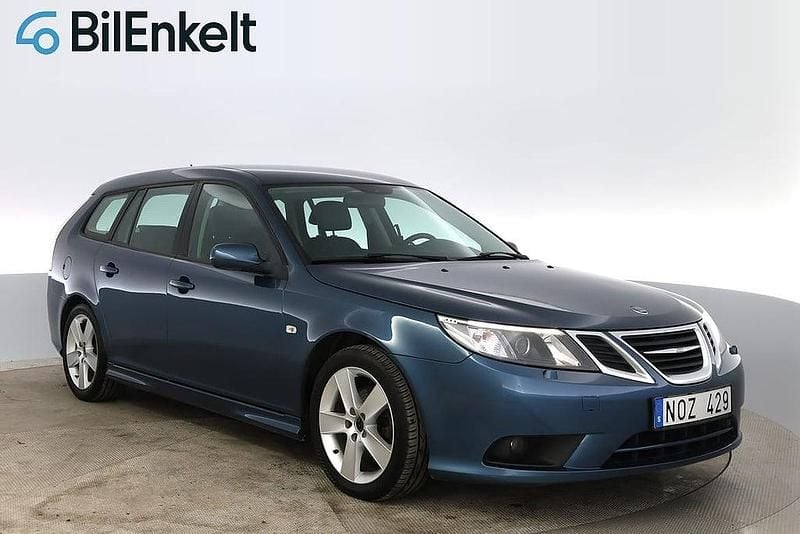Blå Begagnad 2009 Saab 9-3 Vector Kombi | 29 900 kr (Superpris) - Bild 1/4