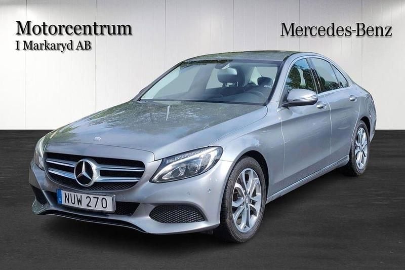 Silver Begagnad 2015 Mercedes C220 Avantgarde Sedan | 178 900 kr (Marknadspris) - Bild 1/4