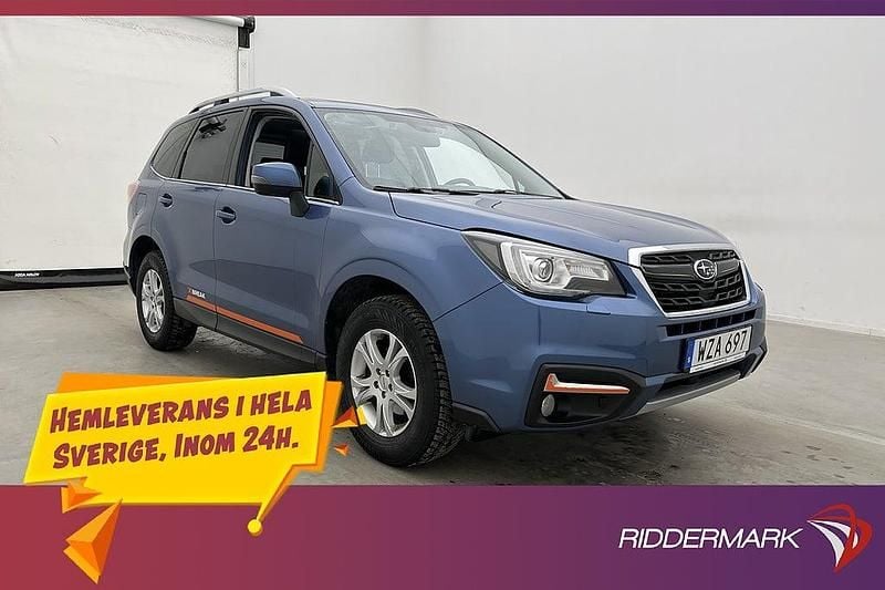Blå Begagnad 2018 Subaru Forester SUV | 209 800 kr (Lite dyr) - Bild 1/3