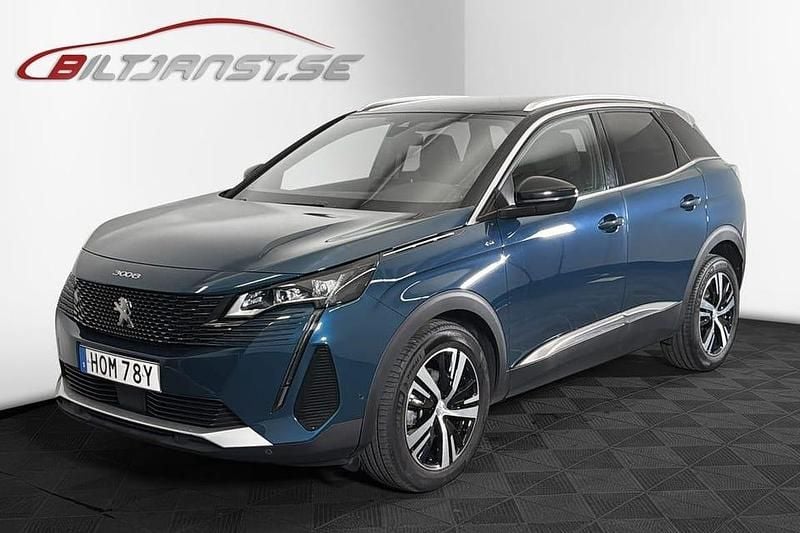 Blå Begagnad 2023 Peugeot 3008 GT SUV | 264 500 kr (Marknadspris) - Bild 1/4