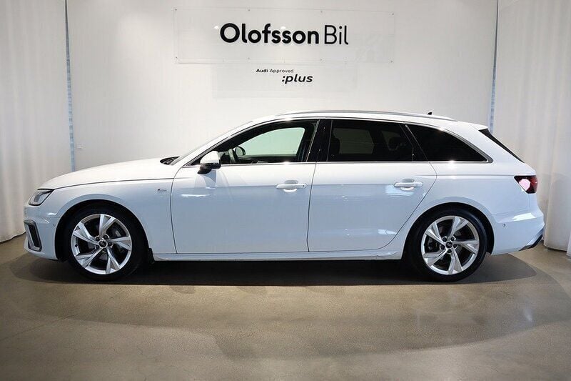 Vit Begagnad 2023 Audi A4 S-Line Kombi | 349 000 kr (Bra pris) - Bild 1/4