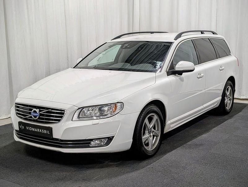 Vit Begagnad 2014 Volvo V70 Kombi | 144 900 kr (Lite dyr) - Bild 1/4