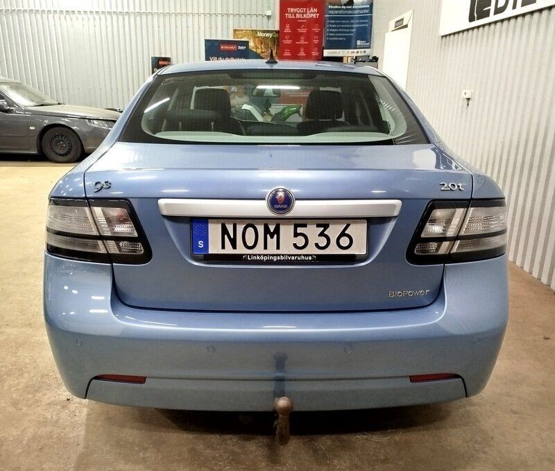 Begagnad Saab 9-3 Vector 176 HK (129 kW) 2007 Blå Sedan