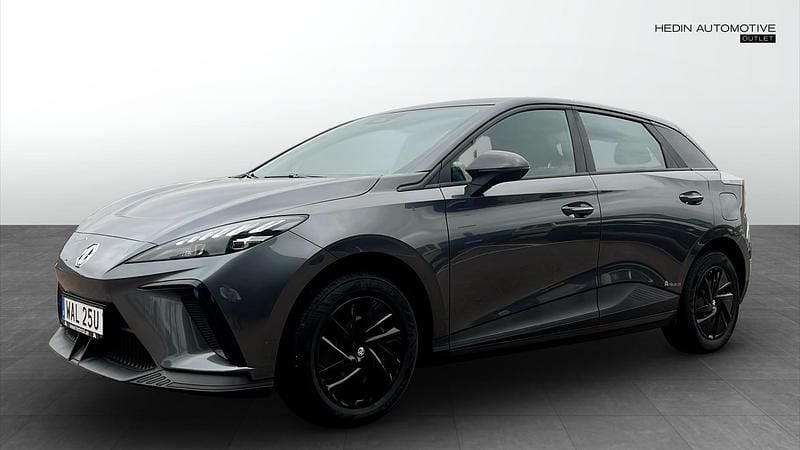Grå (grey) Begagnad 2023 MG MG4 EV Halvkombi | 204 900 kr (Superpris) - Bild 1/4