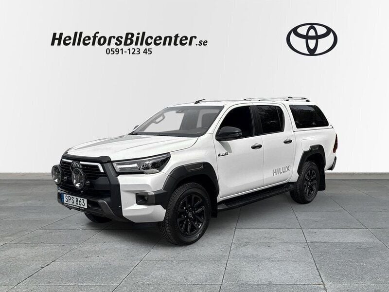 Vit Begagnad 2020 Toyota HiLux Pickup | 469 500 kr (Marknadspris) - Bild 1/4