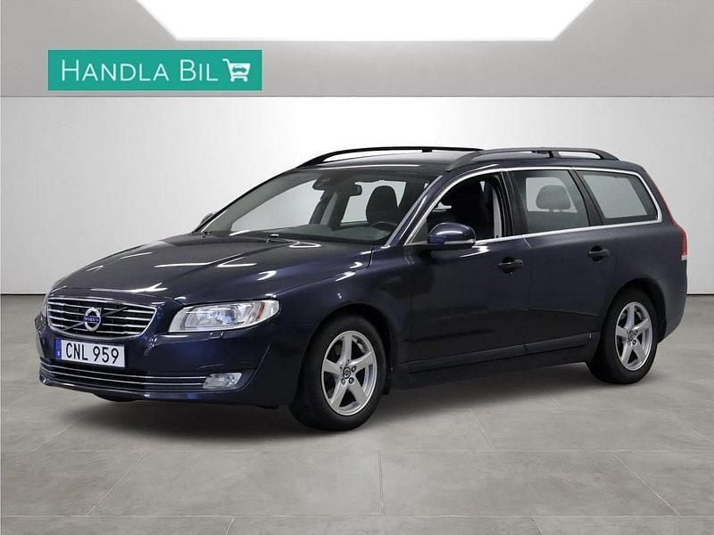 Blå Begagnad 2014 Volvo V70 Kombi | 124 900 kr (Lite dyr) - Bild 1/4