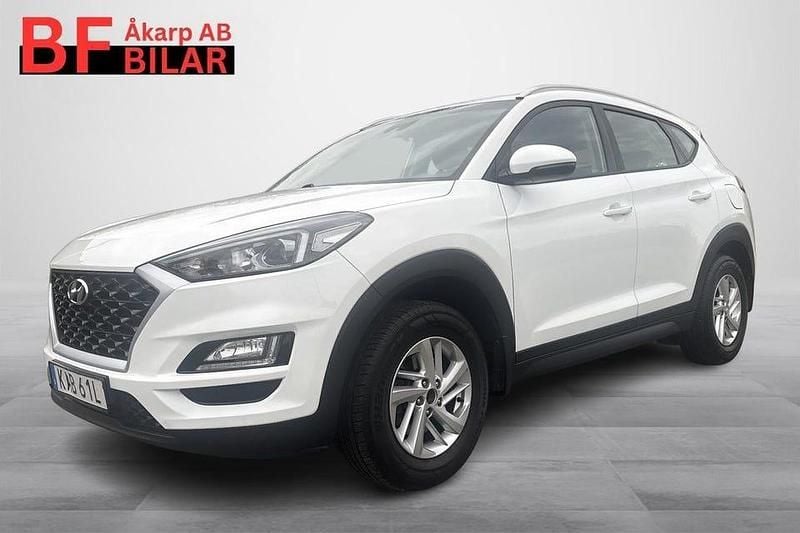 Vit Begagnad 2020 Hyundai Tucson Life SUV | 168 500 kr (Marknadspris) - Bild 1/3