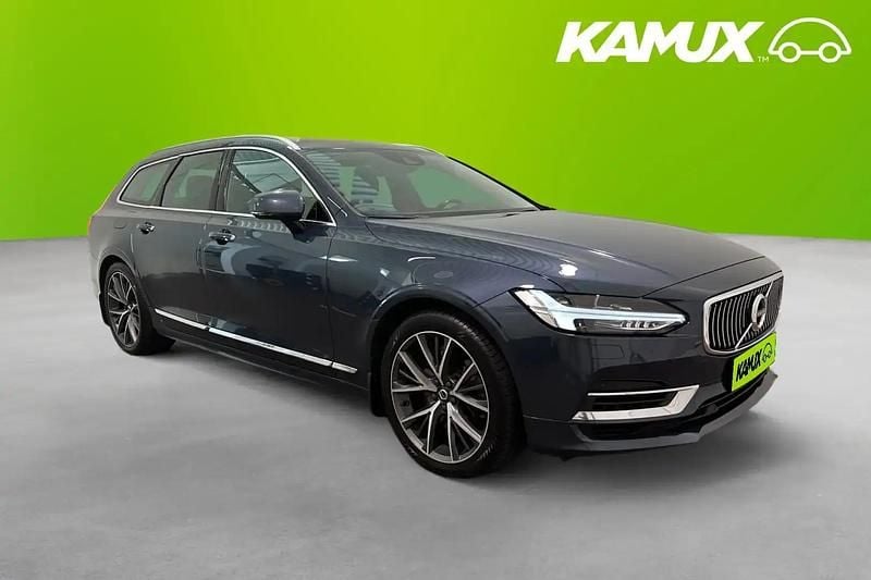 Blå Begagnad 2019 Volvo V90 Inscription Kombi | 314 700 kr (Marknadspris) - Bild 1/4