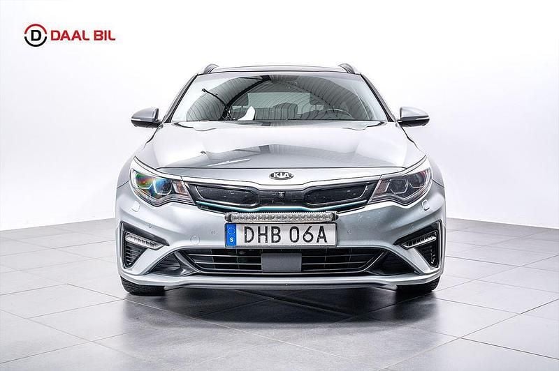 Begagnad Kia Optima Hybrid Sport 2019 Grå Sedan