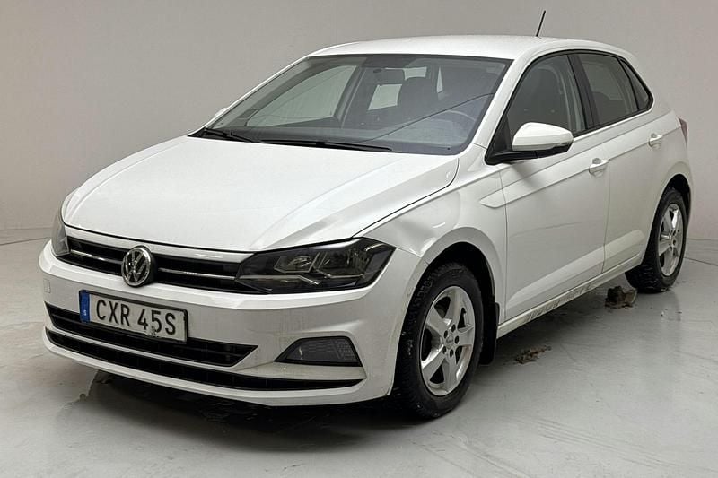 Begagnad VW Polo 95 HK (69 kW) 2020 Vit Halvkombi