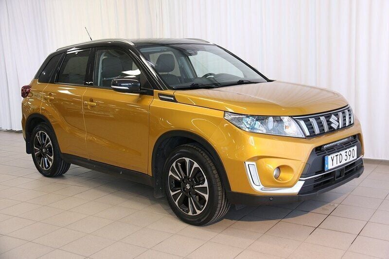 Gul Begagnad 2018 Suzuki Vitara SUV | 184 000 kr (Marknadspris) - Bild 1/4