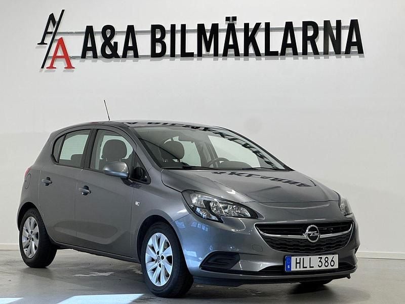Grå Begagnad 2016 Opel Corsa Enjoy Halvkombi | 64 900 kr (Marknadspris) - Bild 1/4
