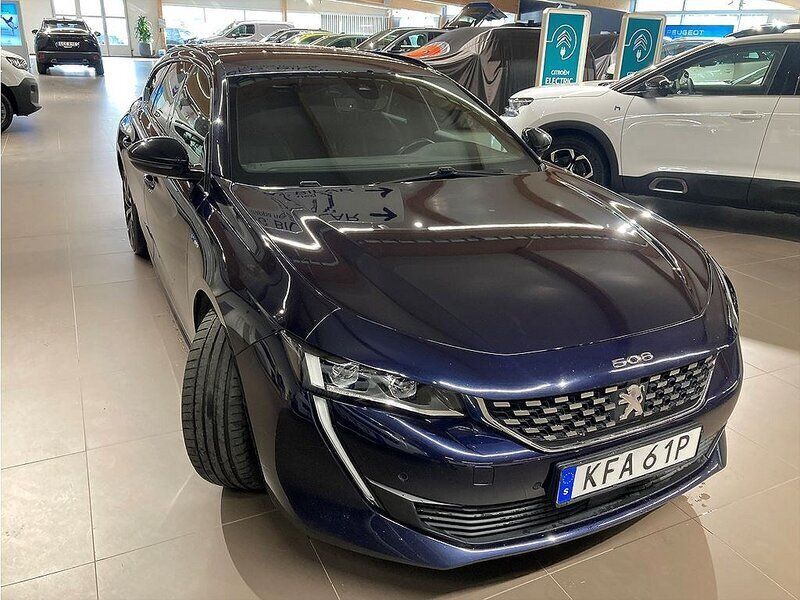 Blå Begagnad 2020 Peugeot 508 GTi Kombi | 284 900 kr (Lite dyr) - Bild 1/4