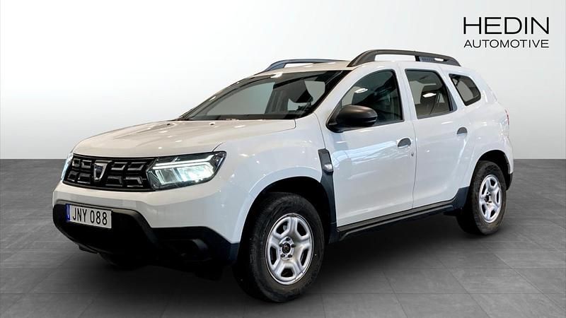 Vit (white) Begagnad 2021 Dacia Duster Essentiel SUV | 119 800 kr (Bra pris) - Bild 1/4