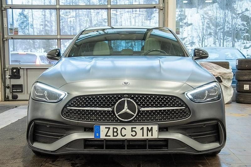 Begagnad Mercedes C200 AMG 204 HK (150 kW) 2021 Grå Sedan