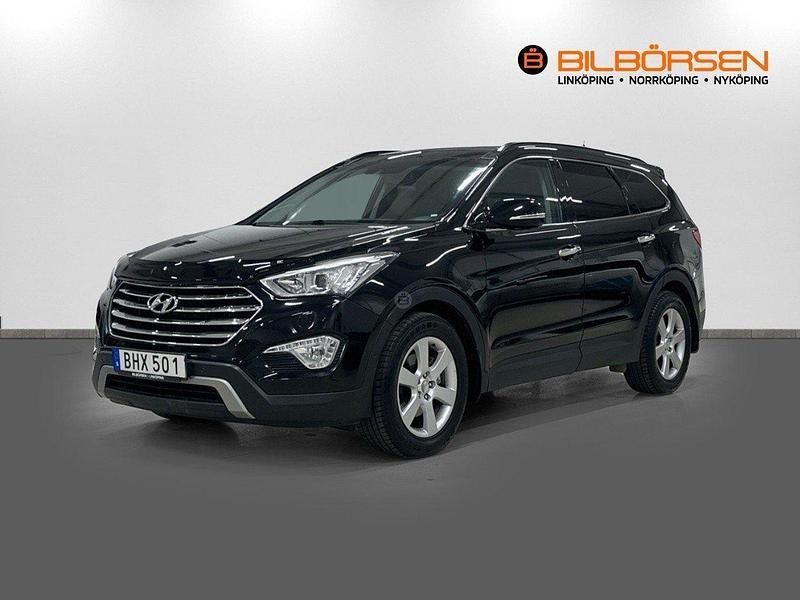 Svart Begagnad 2014 Hyundai Santa Fe Premium SUV | 169 900 kr (Lite dyr) - Bild 1/4