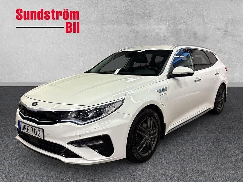 Vit Begagnad 2019 Kia Optima Advance Kombi | 199 900 kr (Marknadspris) - Bild 1/3
