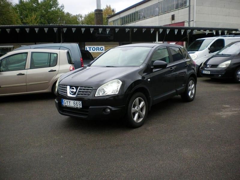 Svart Begagnad 2008 Nissan Qashqai SUV | 49 000 kr (Marknadspris) - Bild 1/4