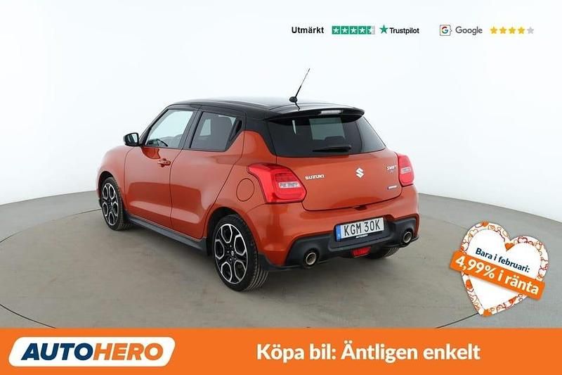 Begagnad Suzuki Swift Sport 131 HK (96 kW) 2021 Orange Halvkombi