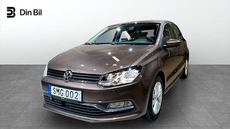 Brun Begagnad 2016 VW Polo Halvkombi | 154 900 kr (Lite dyr) - Bild 1/4