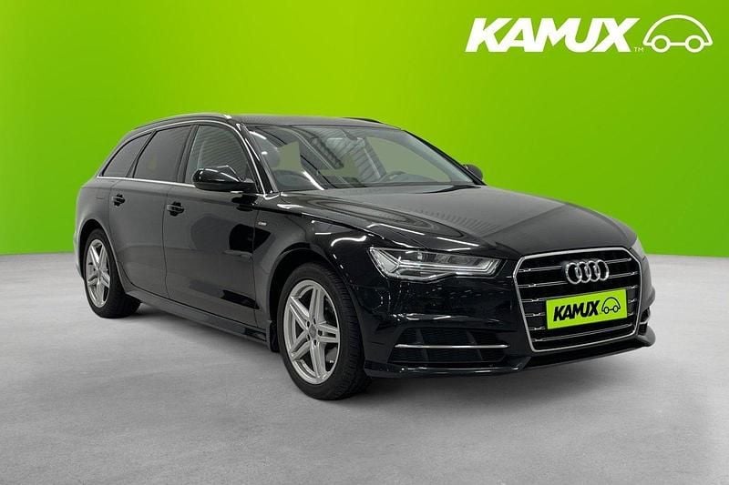 Svart Begagnad 2017 Audi A6 S-Line Kombi | 184 700 kr (Marknadspris) - Bild 1/4