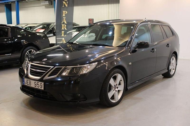 Begagnad Saab 9-3 Vector 175 HK (128 kW) 2009 Svart Kombi