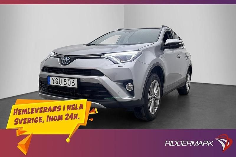 Begagnad Toyota RAV4 Hybrid 2017 Silver SUV