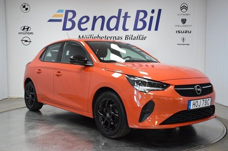 Orange Begagnad 2021 Opel Corsa Edition Halvkombi | 158 500 kr (Marknadspris) - Bild 1/3