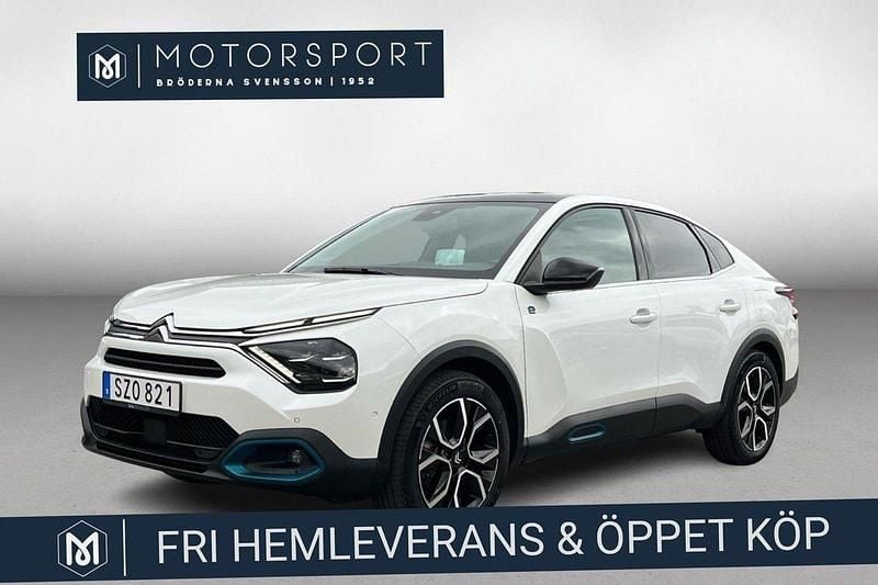 Vit Begagnad 2023 Citroën e-C4 Shine Sedan | 239 900 kr (Marknadspris) - Bild 1/3