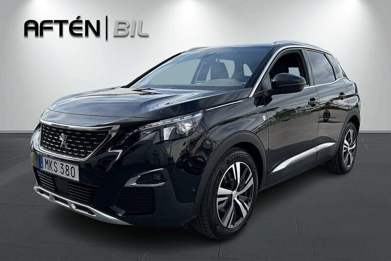 Svart Begagnad 2018 Peugeot 3008 GT-line SUV | 189 800 kr (Bra pris) - Bild 1/3