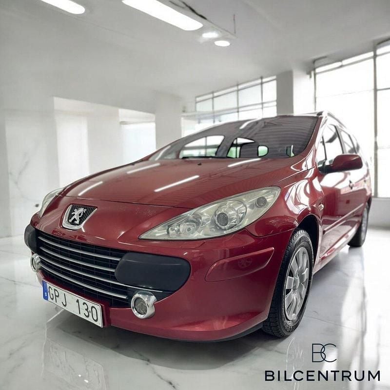 Röd Begagnad 2008 Peugeot 307 Kombi | 22 900 kr (Marknadspris) - Bild 1/4